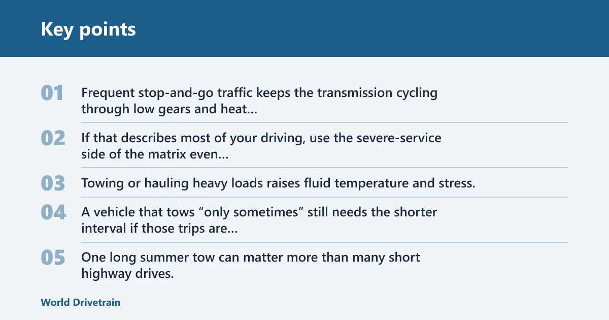 Key points: What counts as severe use?