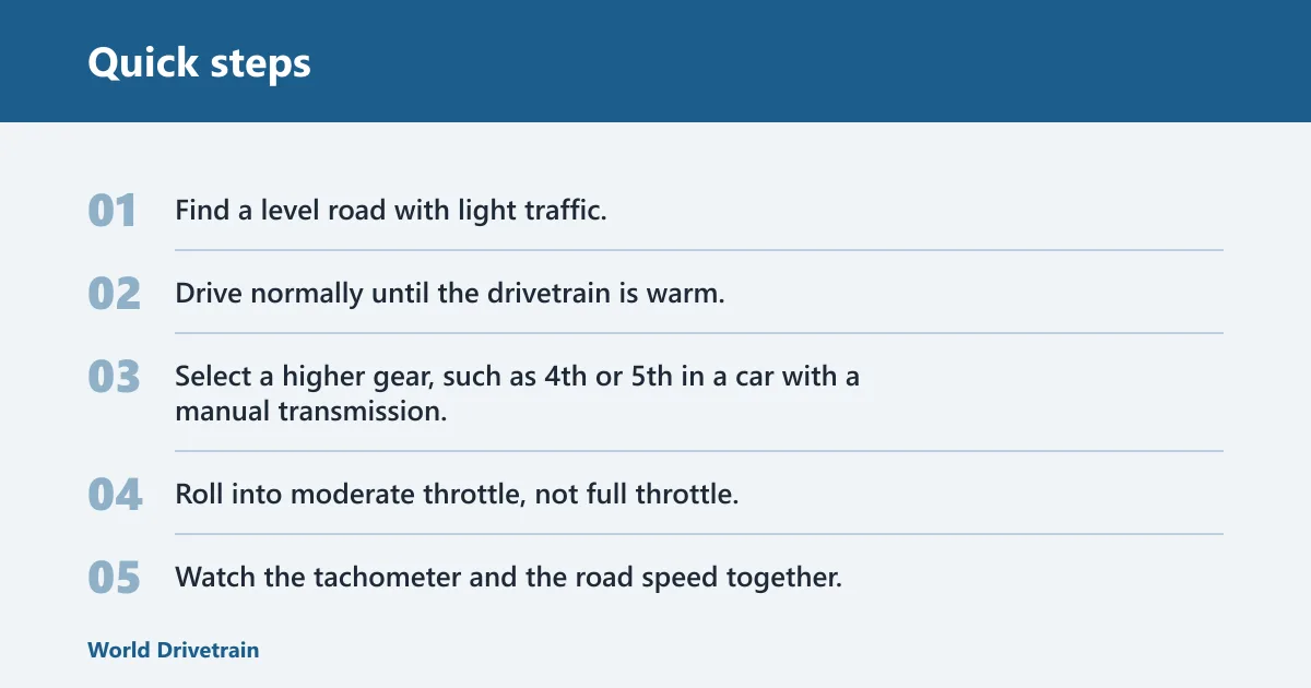 Quick steps: How do you check it safely?