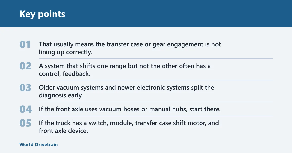 Key points: What the symptom means