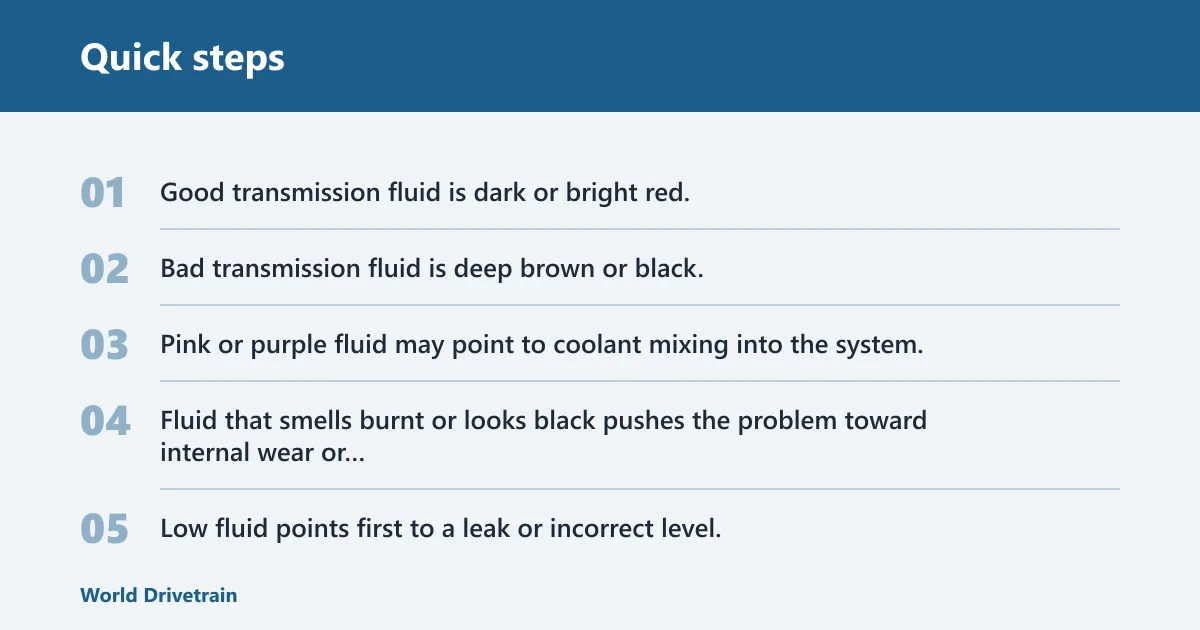 Quick steps: How do you check the fluid?