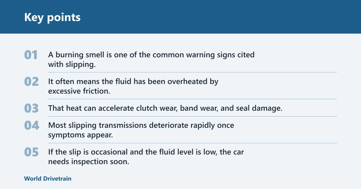 Key points: Could it be fluid or overheating?