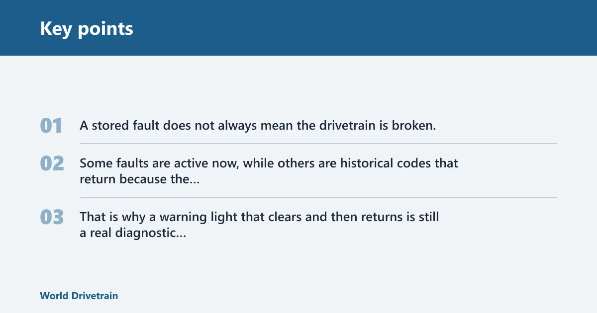 Key points: What the AWD warning light means