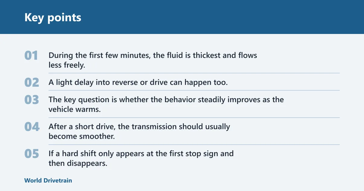Key points: How long should it last after startup?