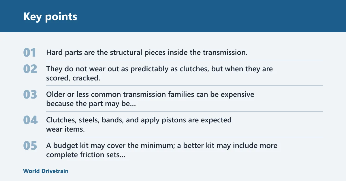 Key points: Which parts raise the price most?