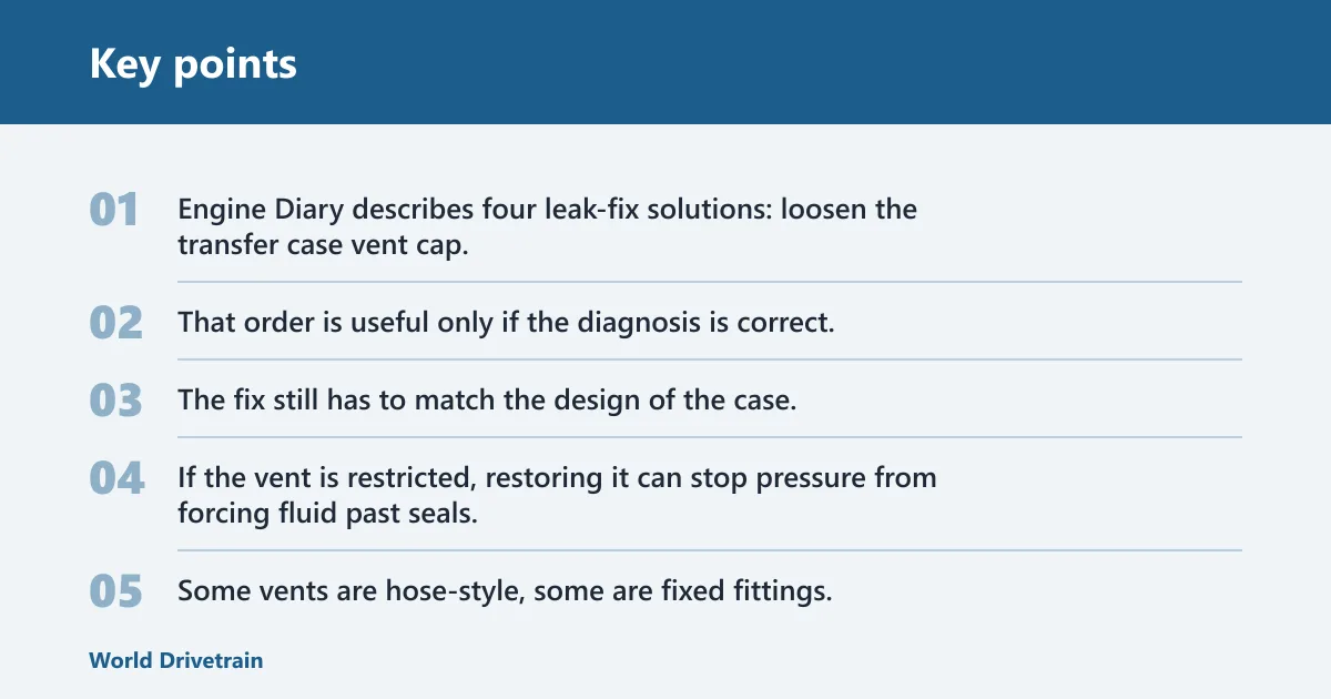 Key points: Which repair matches the source?