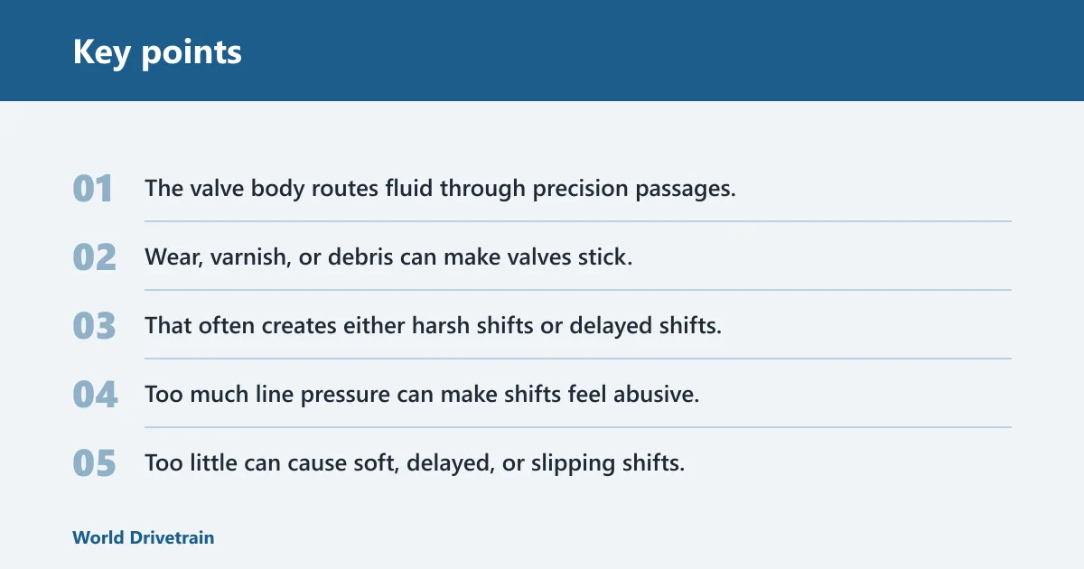 Key points: Could the problem be inside the transmission?